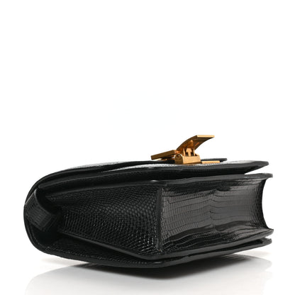 Celine Lizard Small Classic Box Flap Bag Black 4 of 8