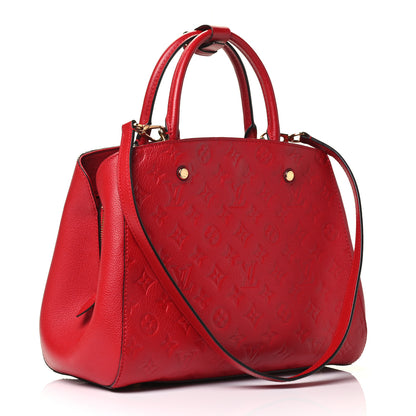 Louis Vuitton Empreinte Montaigne MM Cherry 2 of 4