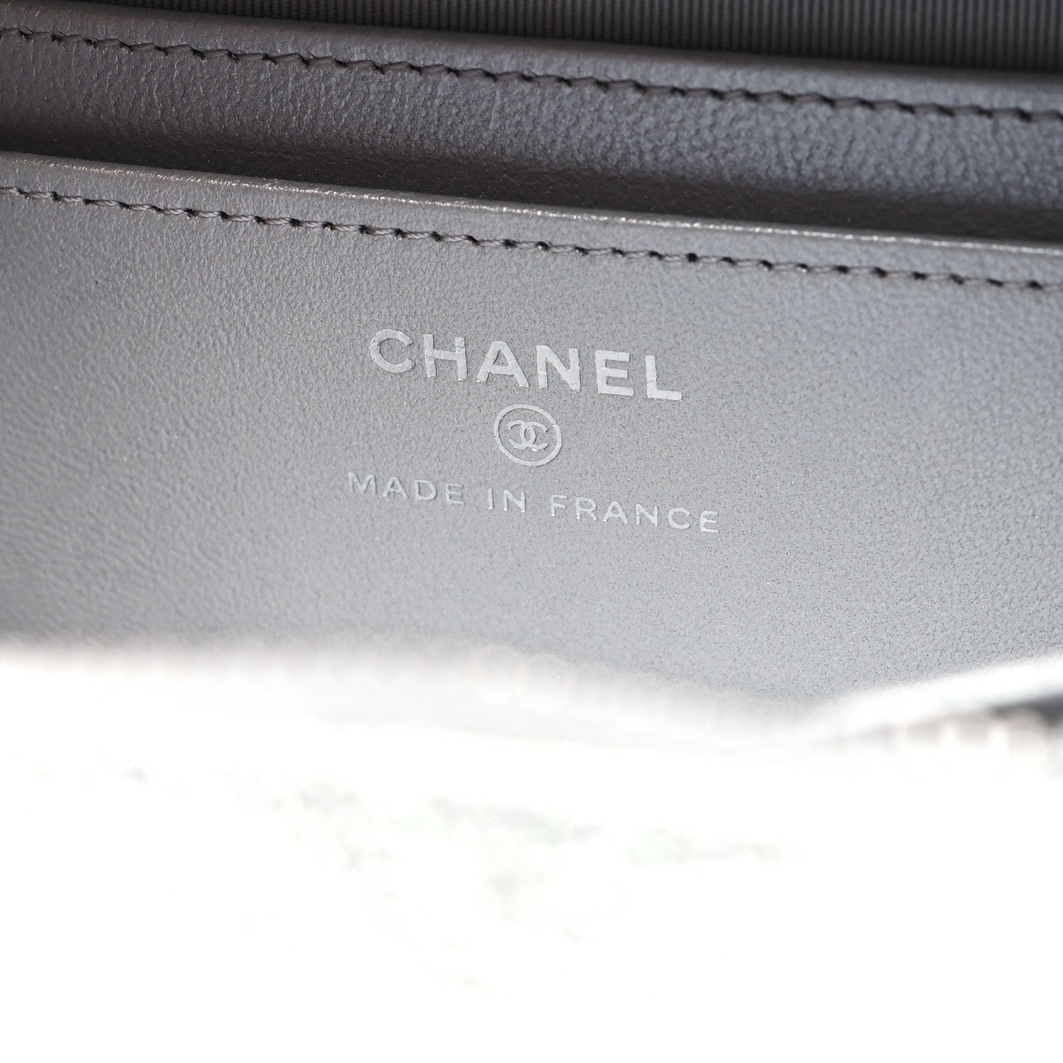 Chanel Metallic Caviar Quilted Camera Bag Silver 6 of 11