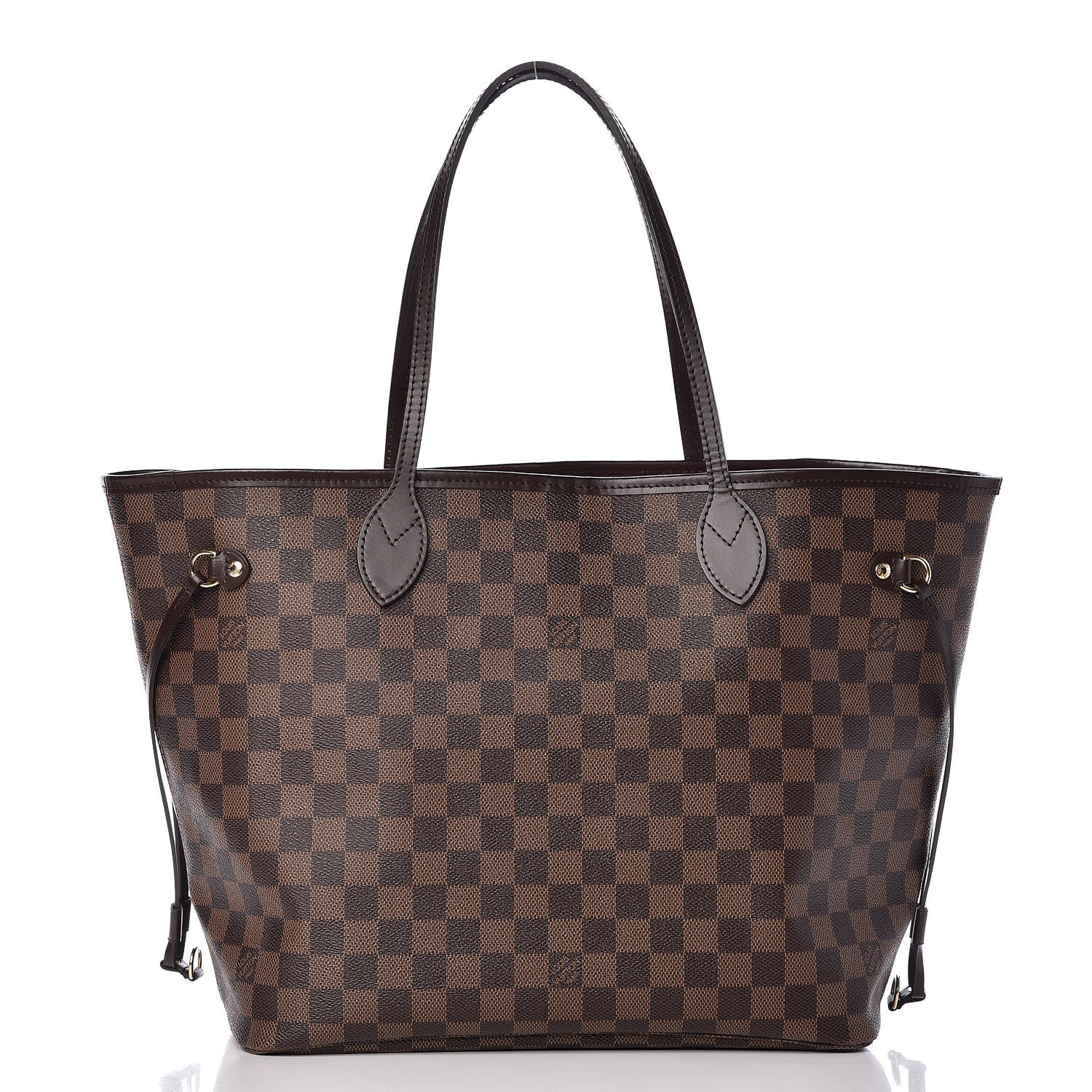 Louis Vuitton Damier Ebene Neo Neverfull MM Rose Ballerine 3 of 12