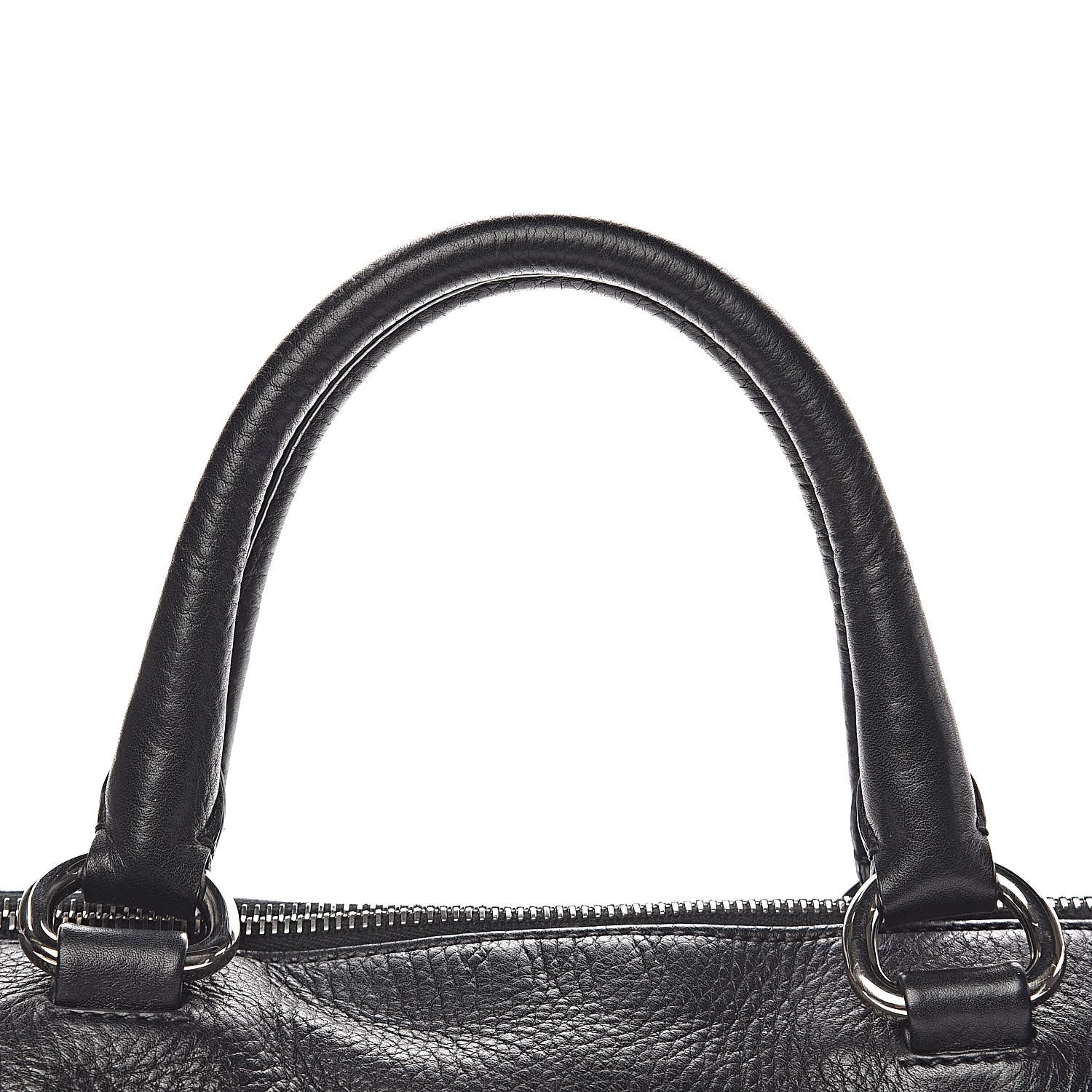 Prada Vitello Daino Shopping Satchel Black 11 of 13