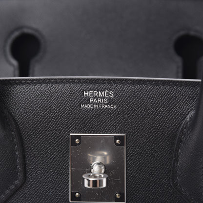 Hermes Madame Calfskin Birkin Sellier 30 Black 6 of 12