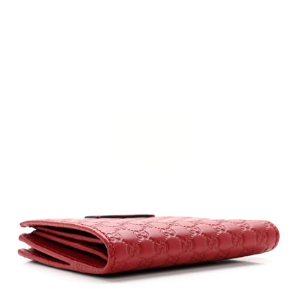 Gucci Microguccissima Bi-Fold Wallet Red 4 of 7