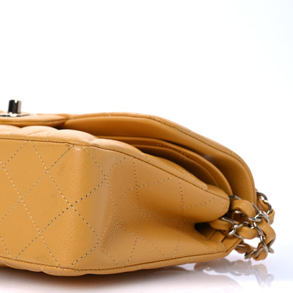 Chanel Caviar Quilted Small Double Flap Yellow 10 of 12