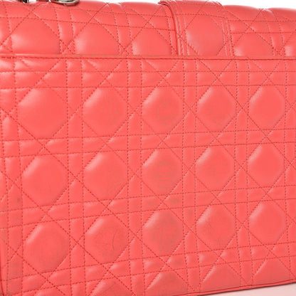 Christian Dior Lambskin Cannage Large Miss Dior Flap Coral 8 of 8