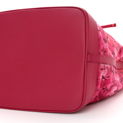 Louis Vuitton Nylon Monogram Ikat Noefull MM Rose Indien 9 of 11