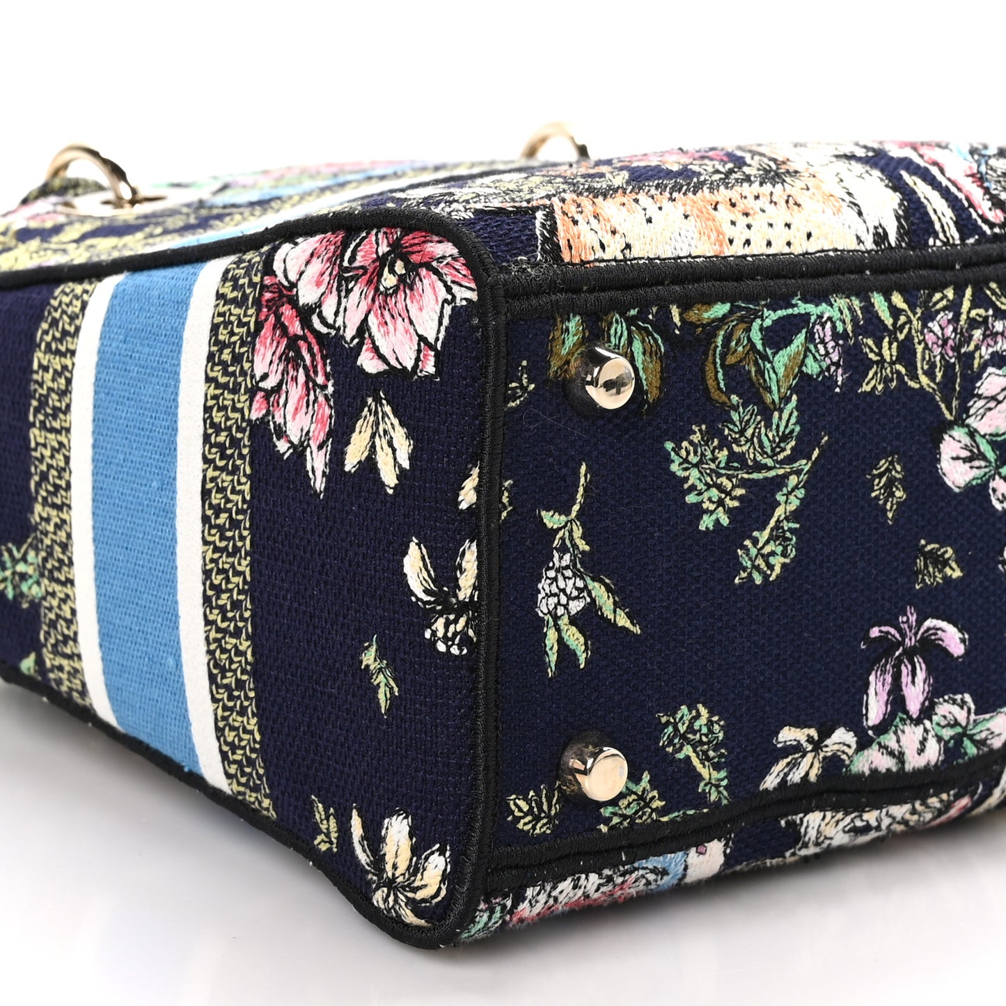 Canvas D-Constellation Embroidered Medium Lady D-Lite Bleu Multicolor