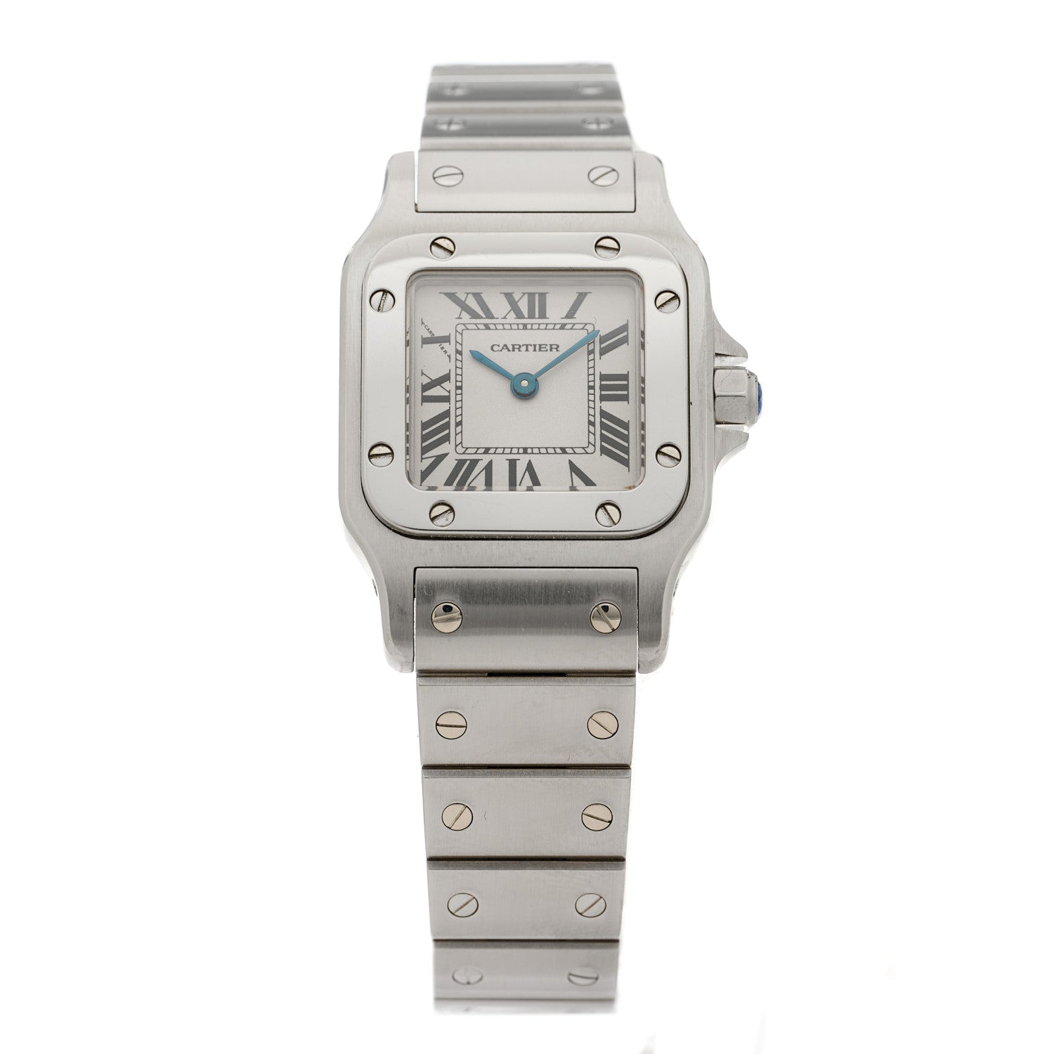 Cartier Stainless Steel 24mm Santos de Cartier Galbee Quartz Watch 1 of 4