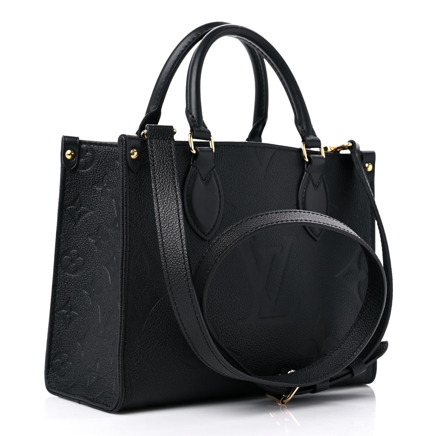 Louis Vuitton Empreinte Monogram Giant Onthego PM Black 3 of 8