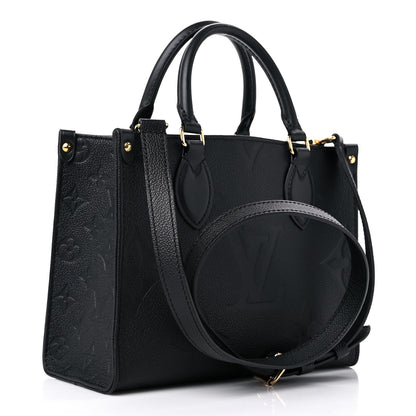 Louis Vuitton Empreinte Monogram Giant Onthego PM Black 3 of 8