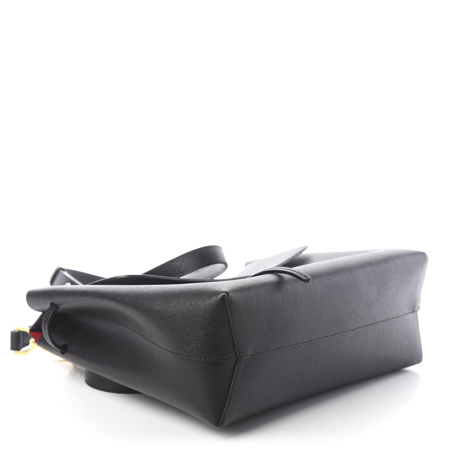 Mansur Gavriel Saffiano Lady Bag Black Flamma 3 of 8