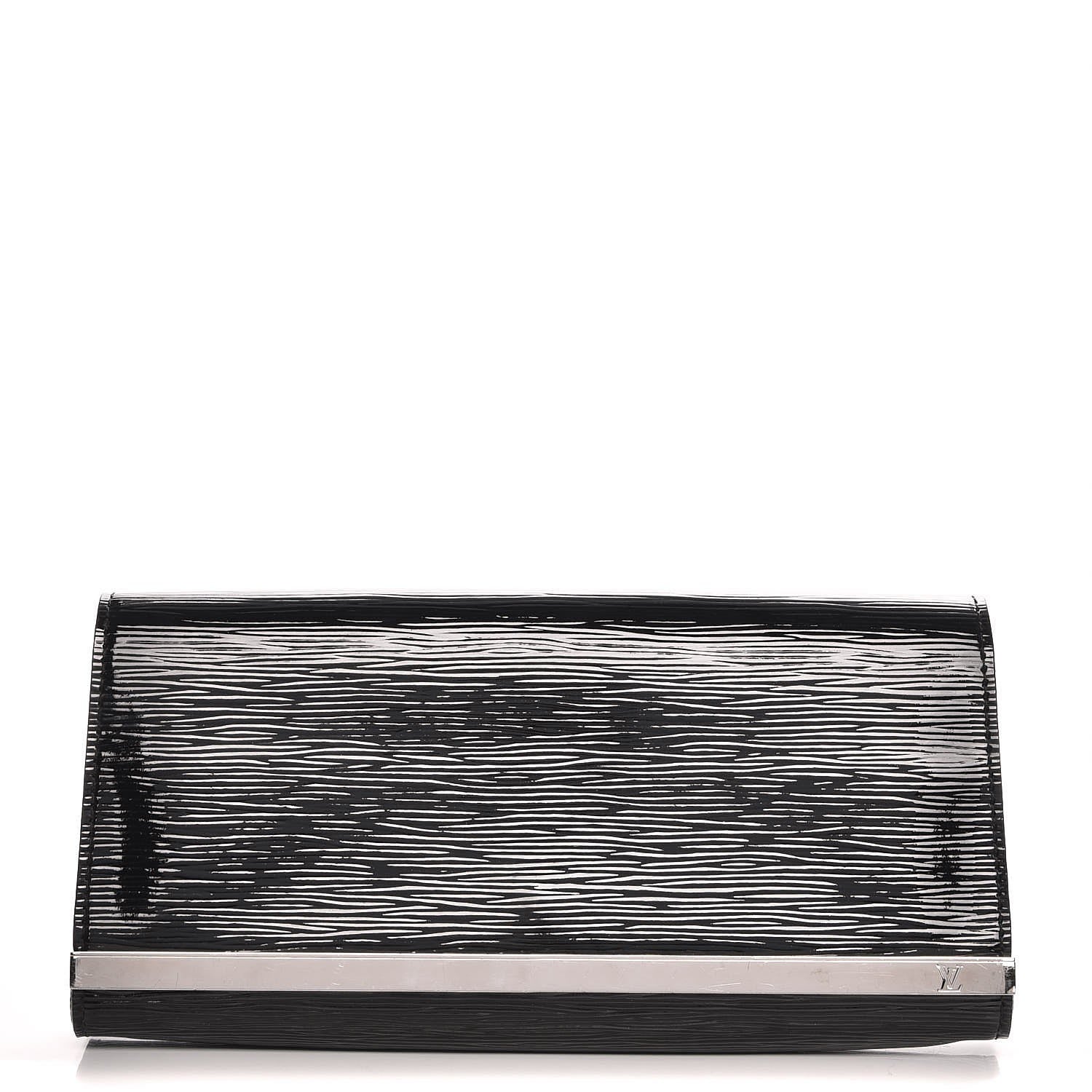 Louis Vuitton Electric Epi Sevigne Clutch Black 1 of 8