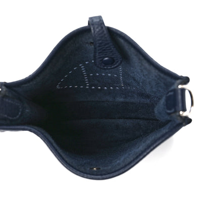 Hermes Taurillon Clemence Evelyne TPM Bleu Nuit 5 of 11