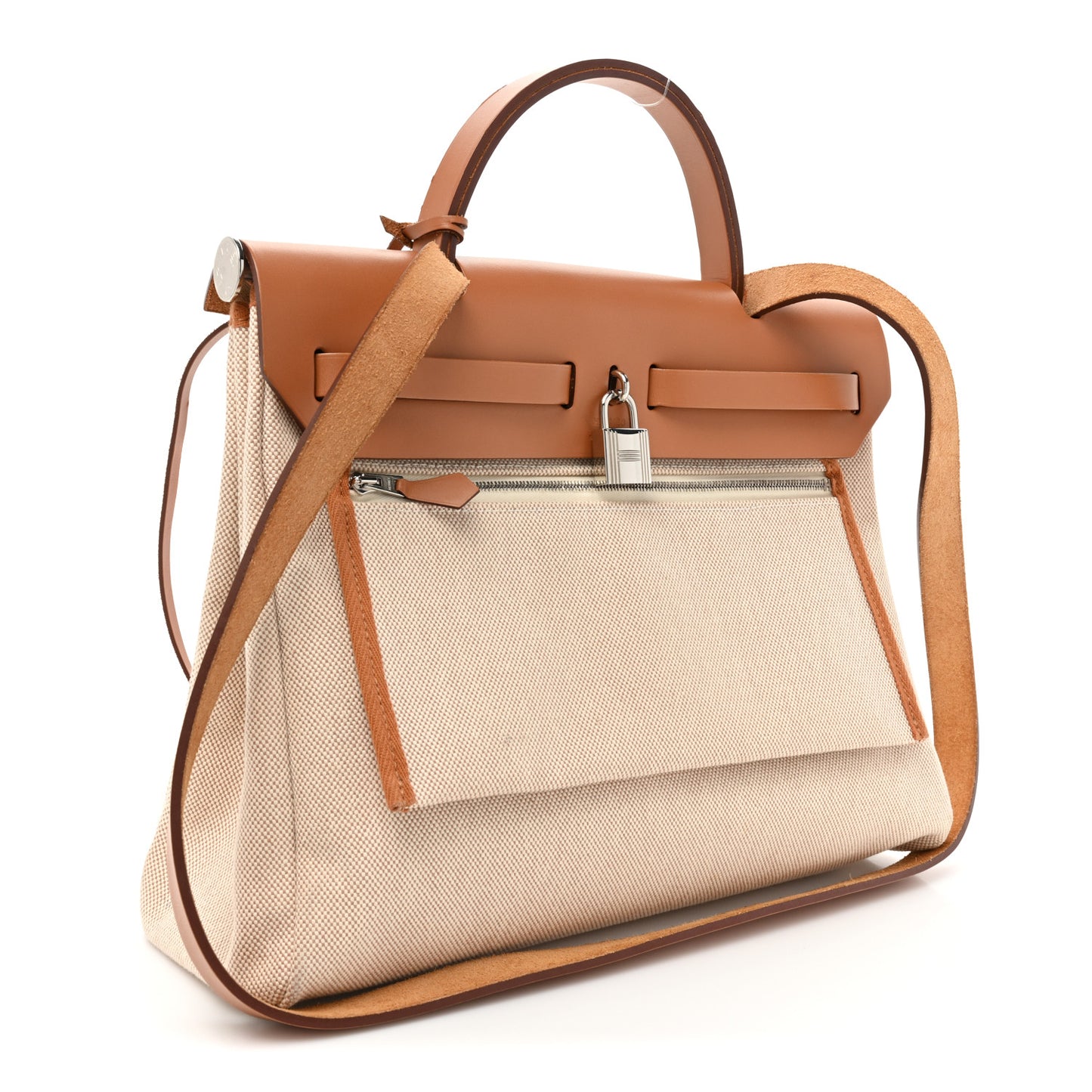 Vache Hunter Toile Pegase Pop Herbag Zip Retourne 31 PM Capucine Ecru