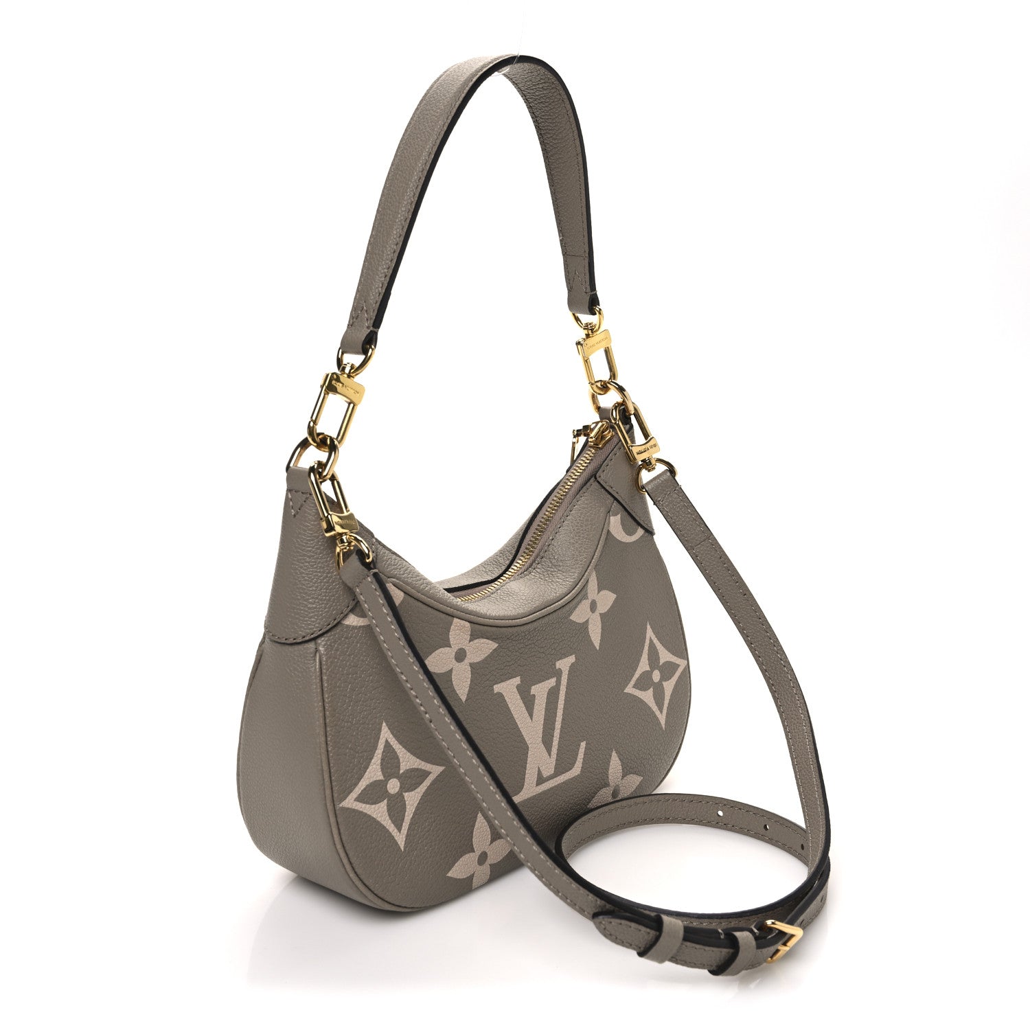 Louis Vuitton Empreinte Monogram Giant Bagatelle NM Tourterelle Creme 3 of 9