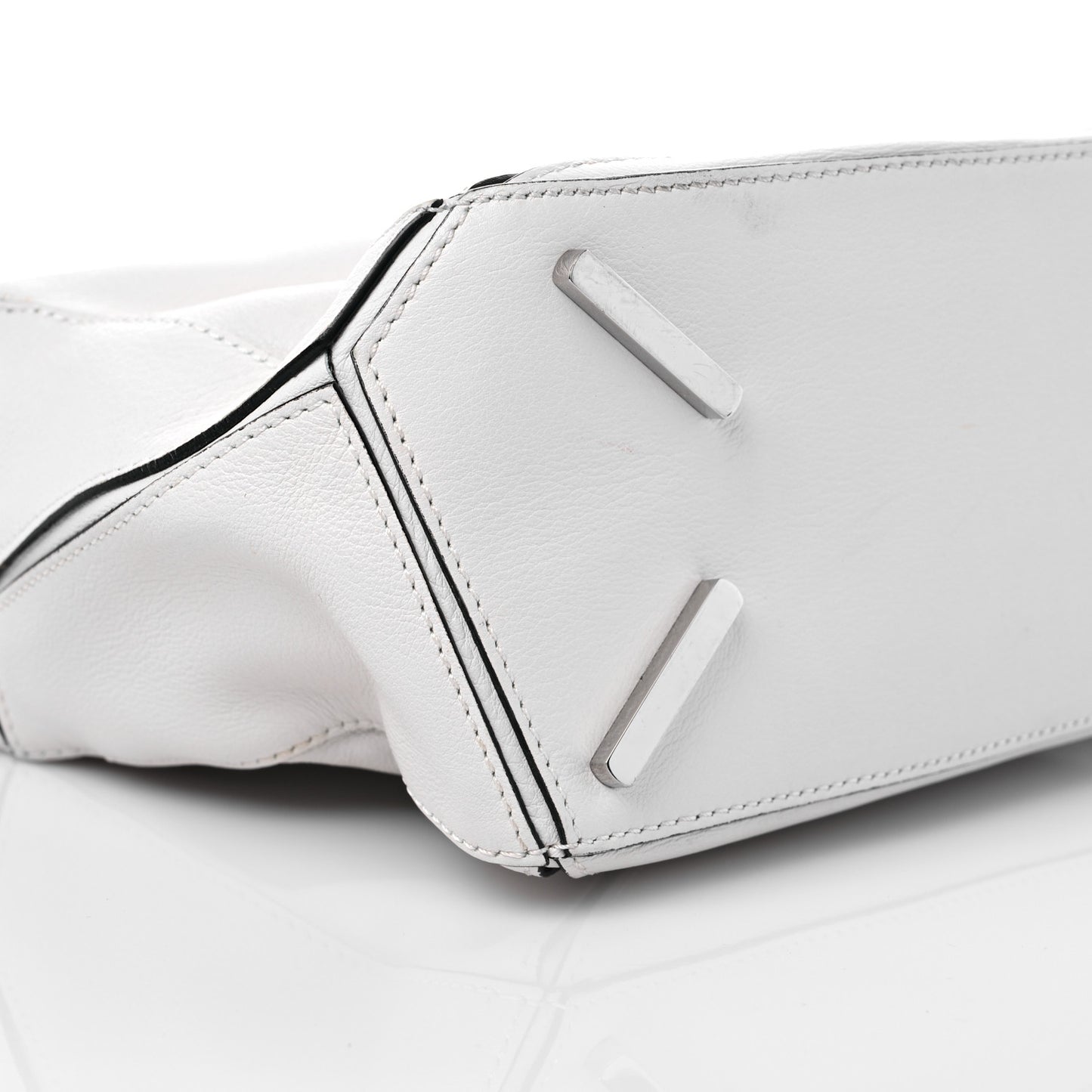 Calfskin Small Puzzle Bag Kaolin