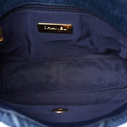 Chanel Denim Quilted Medium Chanel 19 Flap  Blue 5 of 10