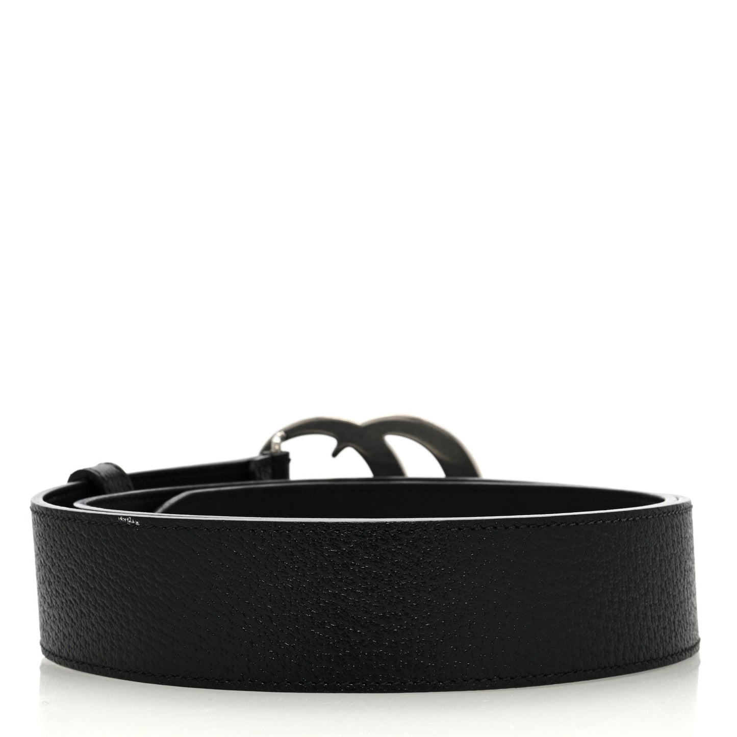 Textured Calfskin Double G 40mm Belt 90 36 Black