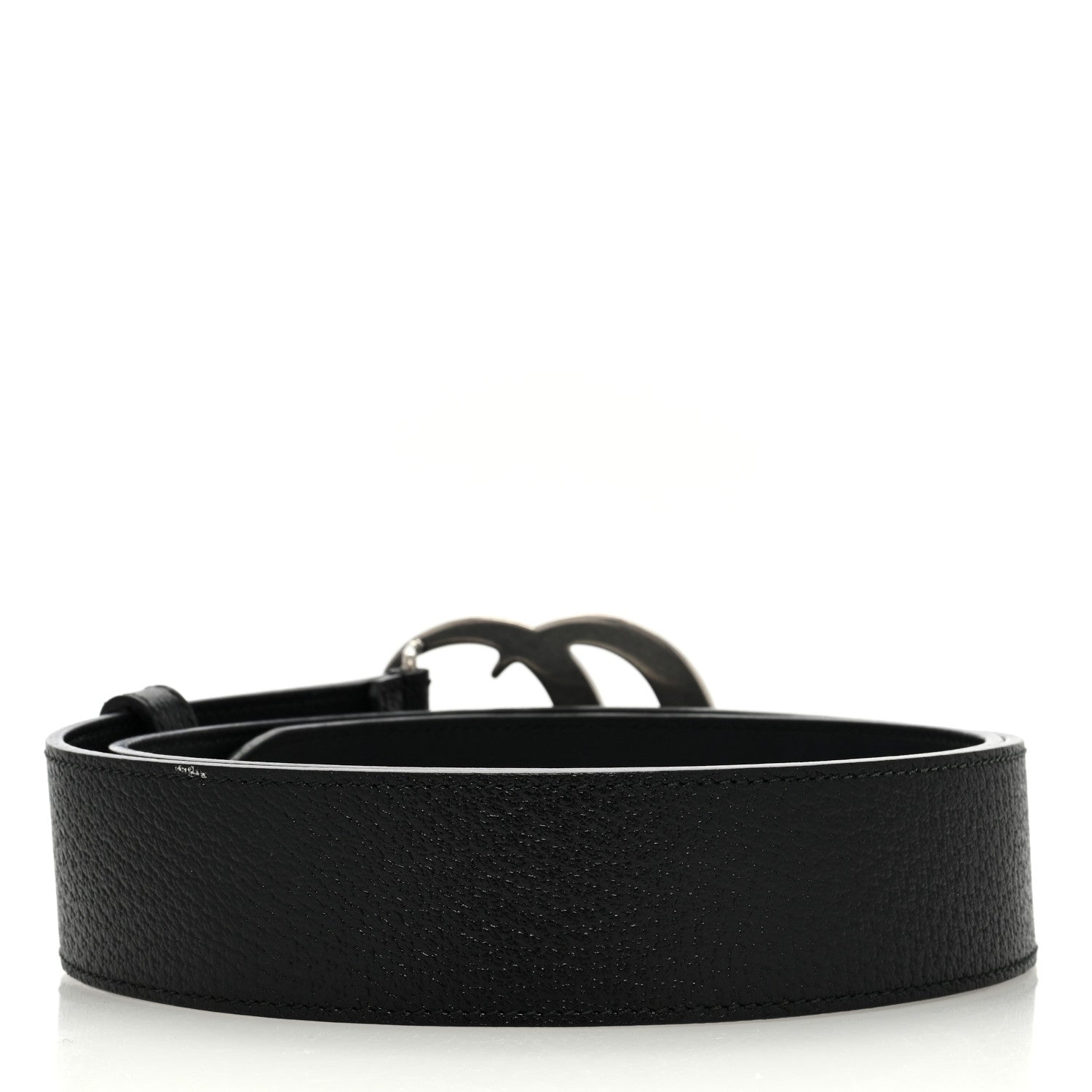 Gucci Textured Calfskin Double G 40mm Belt 90 36 Black 2 of 5