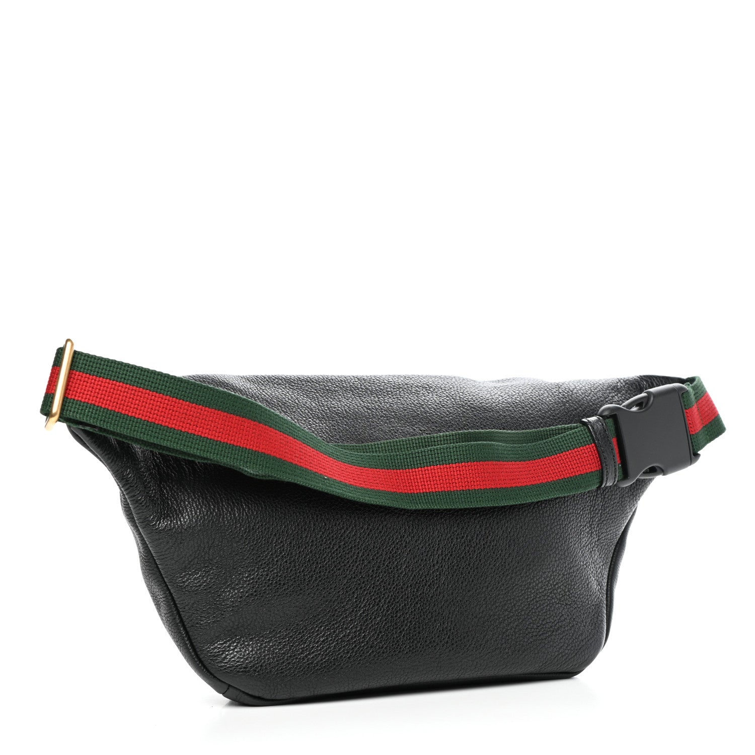 Gucci Grained Calfskin Logo Belt Bag Black 3 of 10