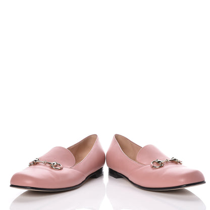 Gucci Calfskin Horsebit Loafers 39.5 Soft Pink 6 of 12