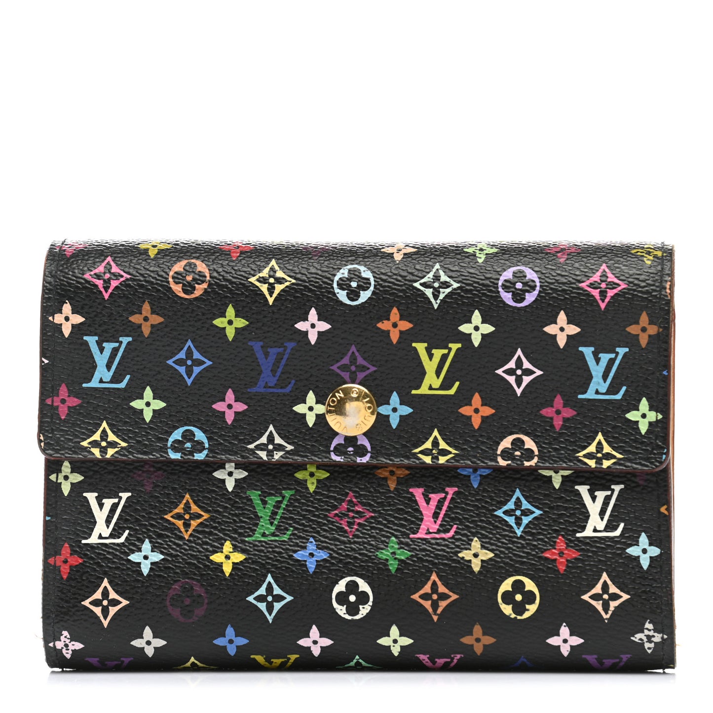 Monogram Multicolor Alexandra Wallet Black