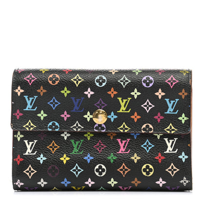 Louis Vuitton Monogram Multicolor Alexandra Wallet Black 1 of 16