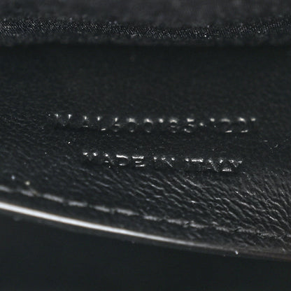 Saint Laurent Grain De Poudre Textured Mixed Matelasse Triquilt Medium Monogram Satchel Black 7 of 11