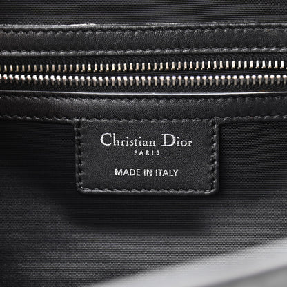 Christian Dior Coated Canvas Cannage Small Panarea Tote Black 5 of 9