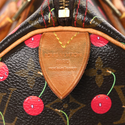 Louis Vuitton Monogram Cerises Speedy 25 6 of 8