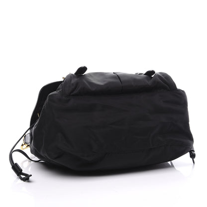 Prada Tessuto Nylon Saffiano Logo Messenger Bag Black 3 of 9