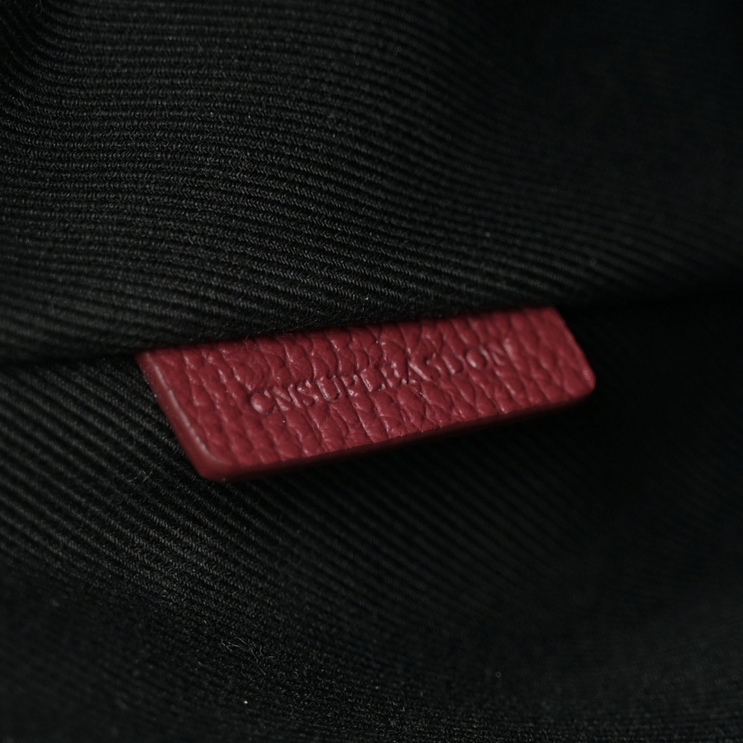 Grainy Calfskin House Check Medium Banner Tote Crimson