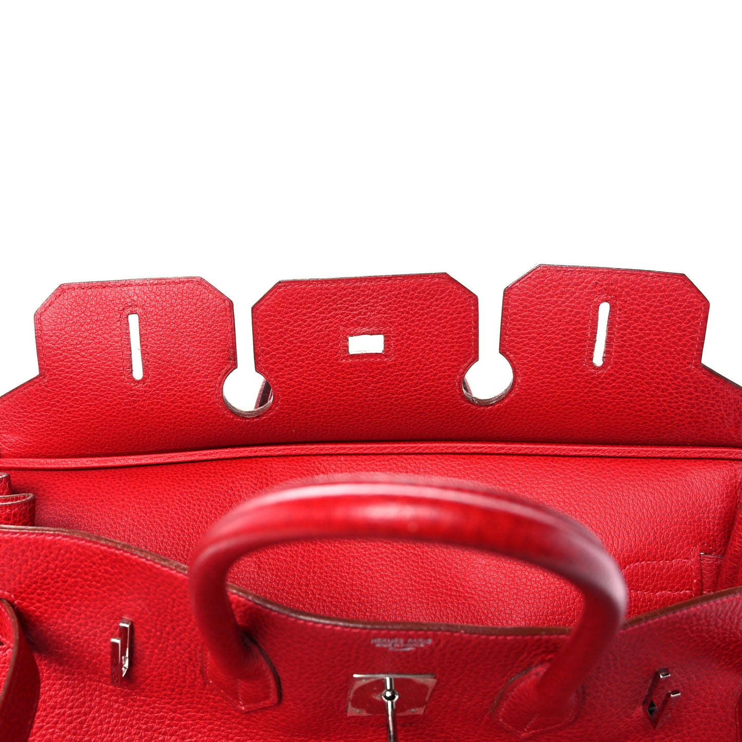 Buffle Skipper Birkin 35 Rouge Vif