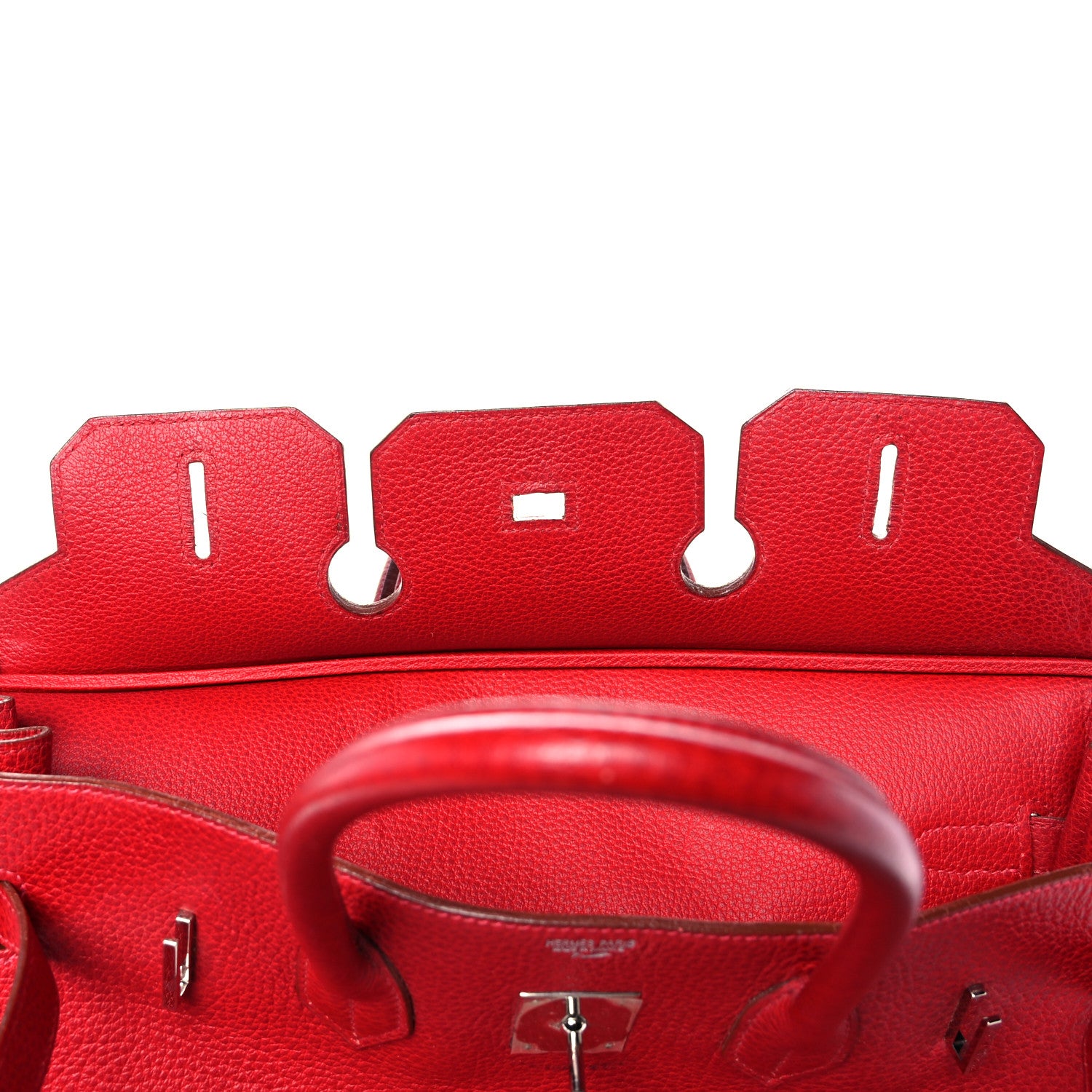 Hermes Buffle Skipper Birkin 35 Rouge Vif 18 of 43