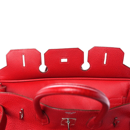 Hermes Buffle Skipper Birkin 35 Rouge Vif 18 of 43