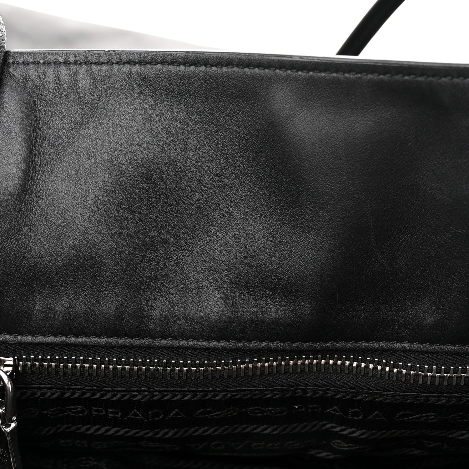 Prada Soft Calfskin Tote Black 11 of 11