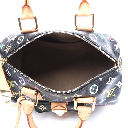 Louis Vuitton Monogram Multicolor Speedy 30 Black 4 of 12