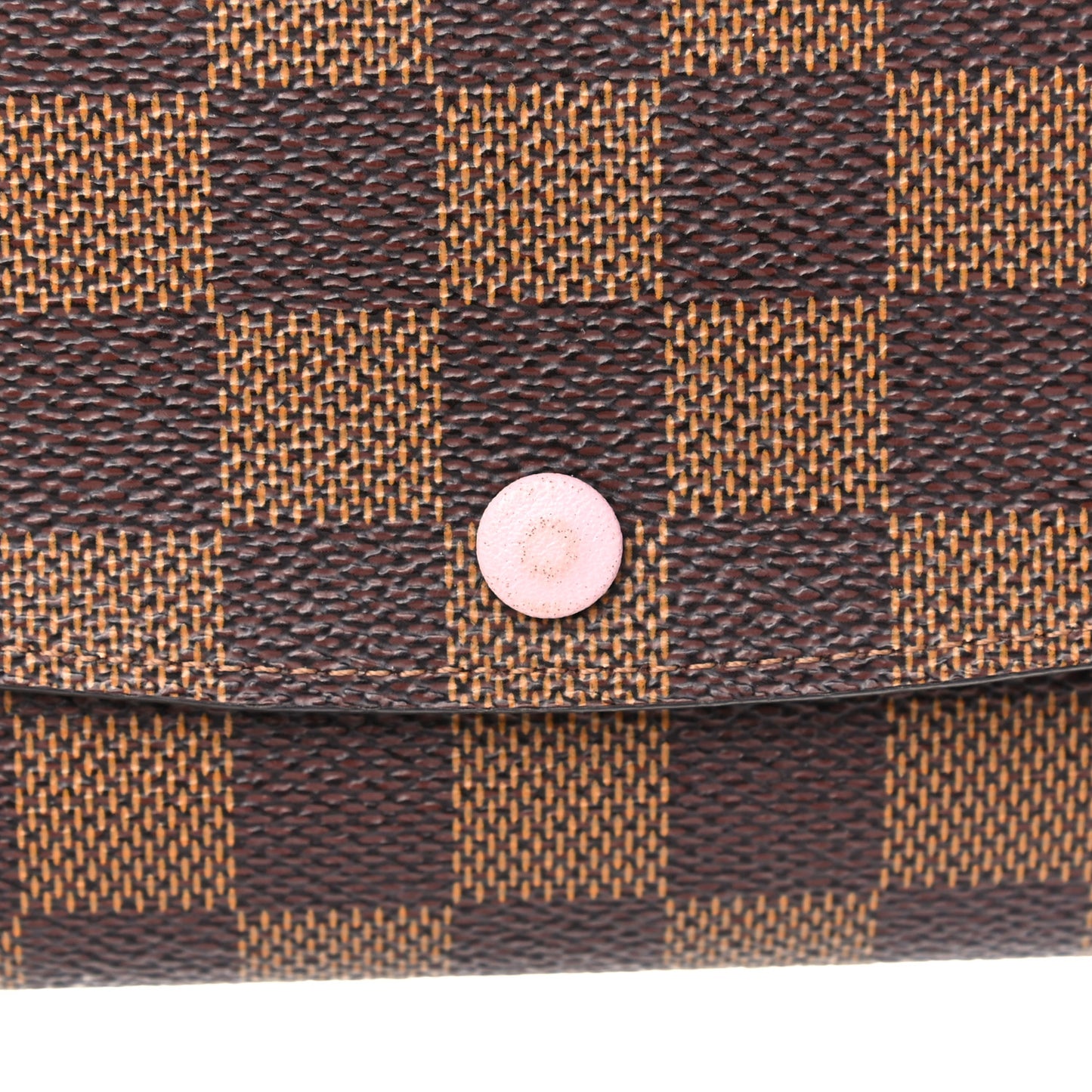 Damier Ebene Emilie Wallet Rose Ballerine