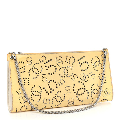 Chanel Patent Perforated CC N°5 Clutch Yellow 3 of 16
