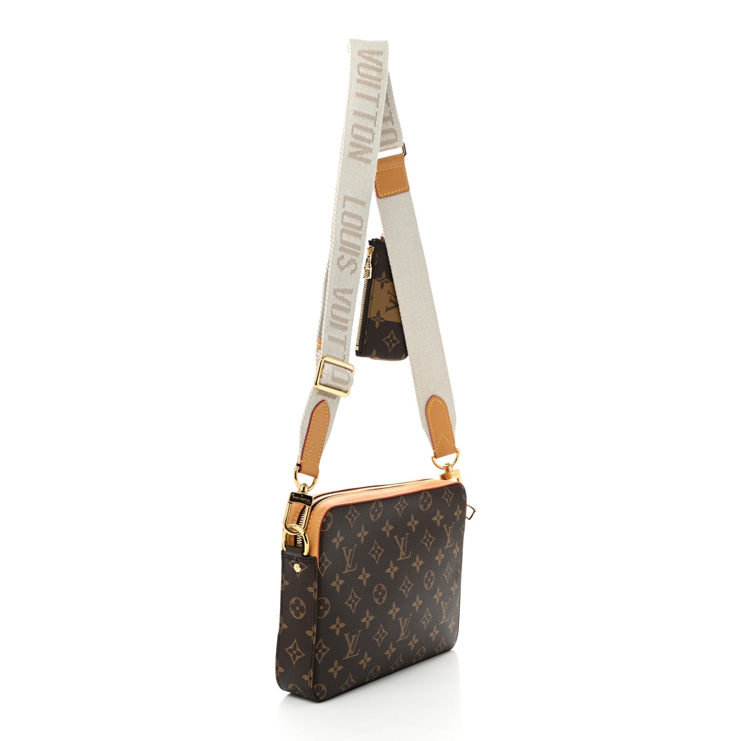 X NIGO Reverse Monogram Stripes Trio Messenger