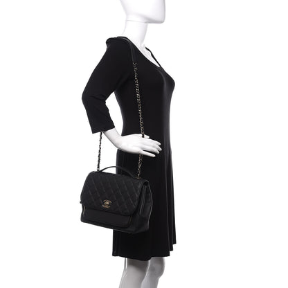 Chanel Caviar Quilted Large Business Affinity Flap Black 2 of 11