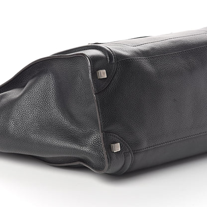 Celine Drummed Calfskin Shoulder Luggage Black 8 of 9