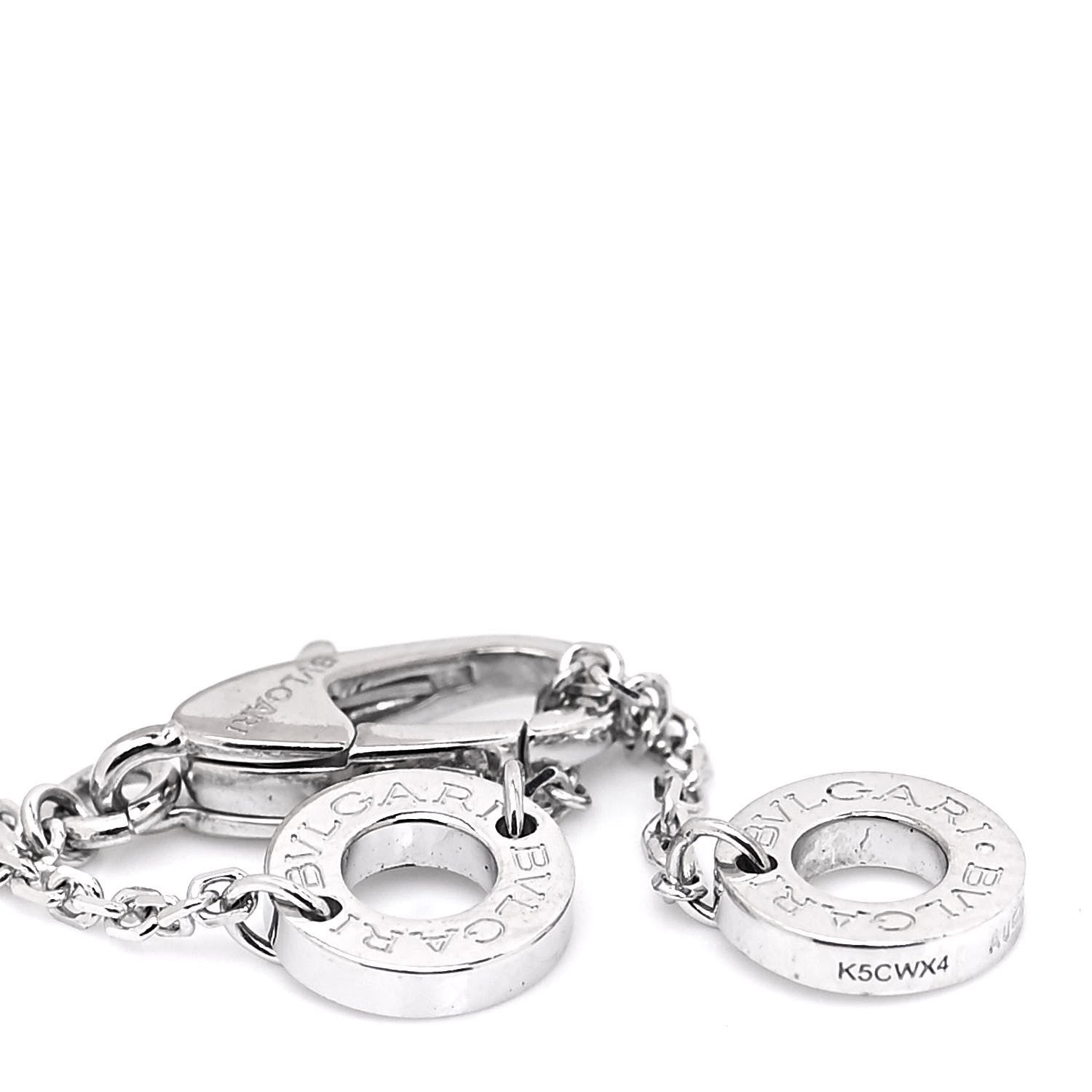 Bulgari 18K White Gold Diamond Divas' Dream Openwork Necklace 3 of 6