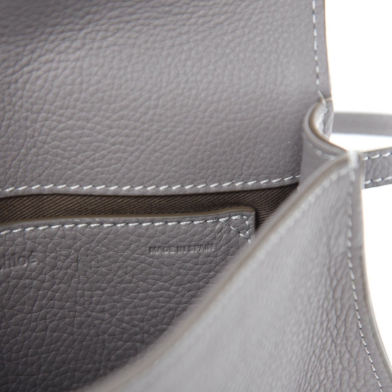 Chloe Calfskin Marcie Convertible Belt Bag Cashmere Grey 9 of 10