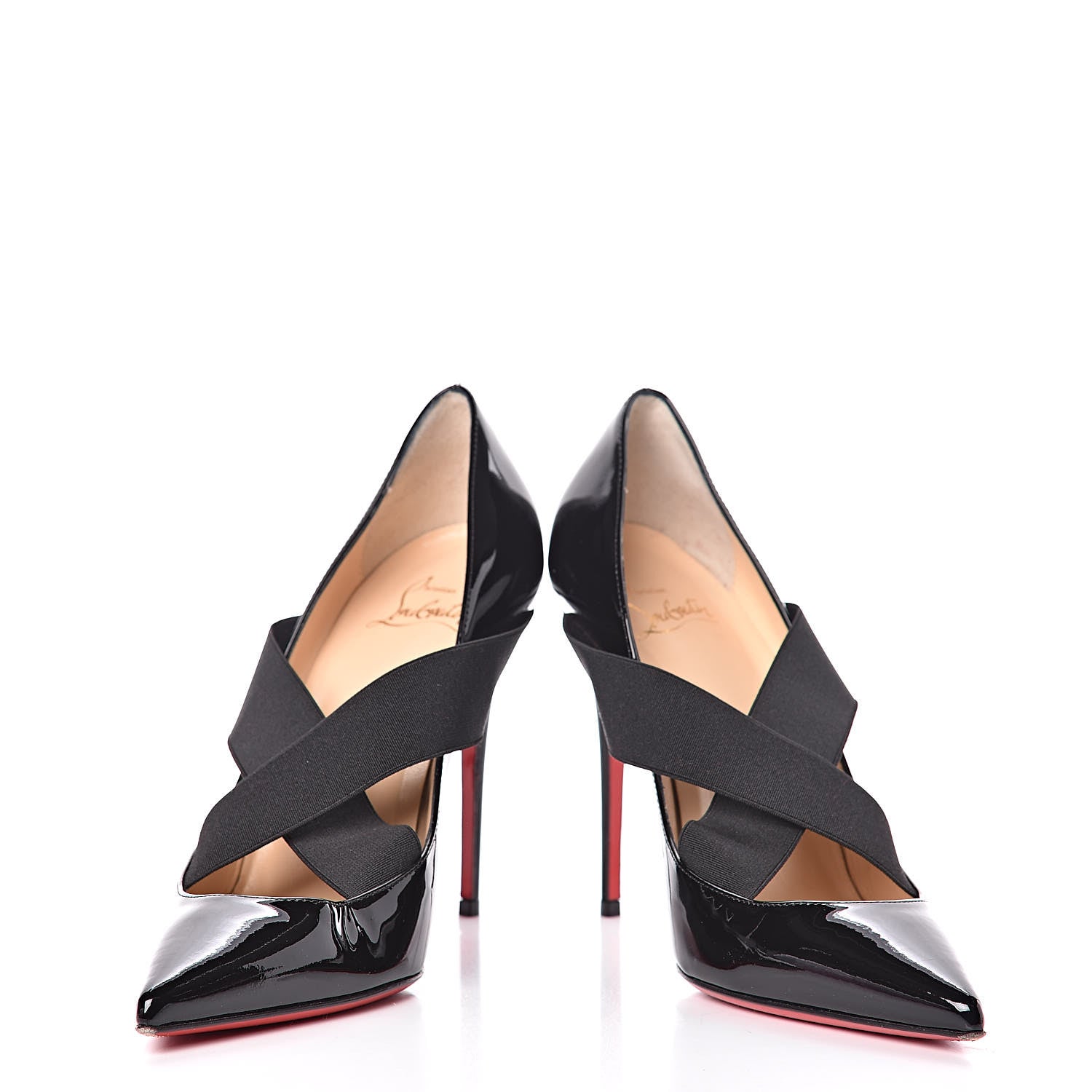 Christian Louboutin Patent Sharpstagram 100 Pumps 38 Black 5 of 10