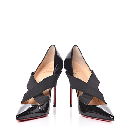 Christian Louboutin Patent Sharpstagram 100 Pumps 38 Black 5 of 10