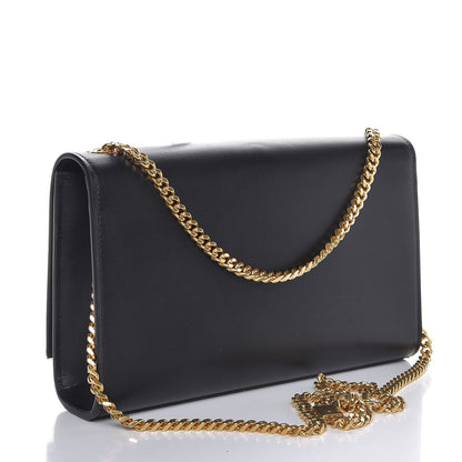 Saint Laurent Smooth Calfskin Medium Classic Monogram Kate Tassel Satchel Black 3 of 8