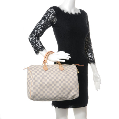 Louis Vuitton Damier Azur Speedy 35 2 of 8
