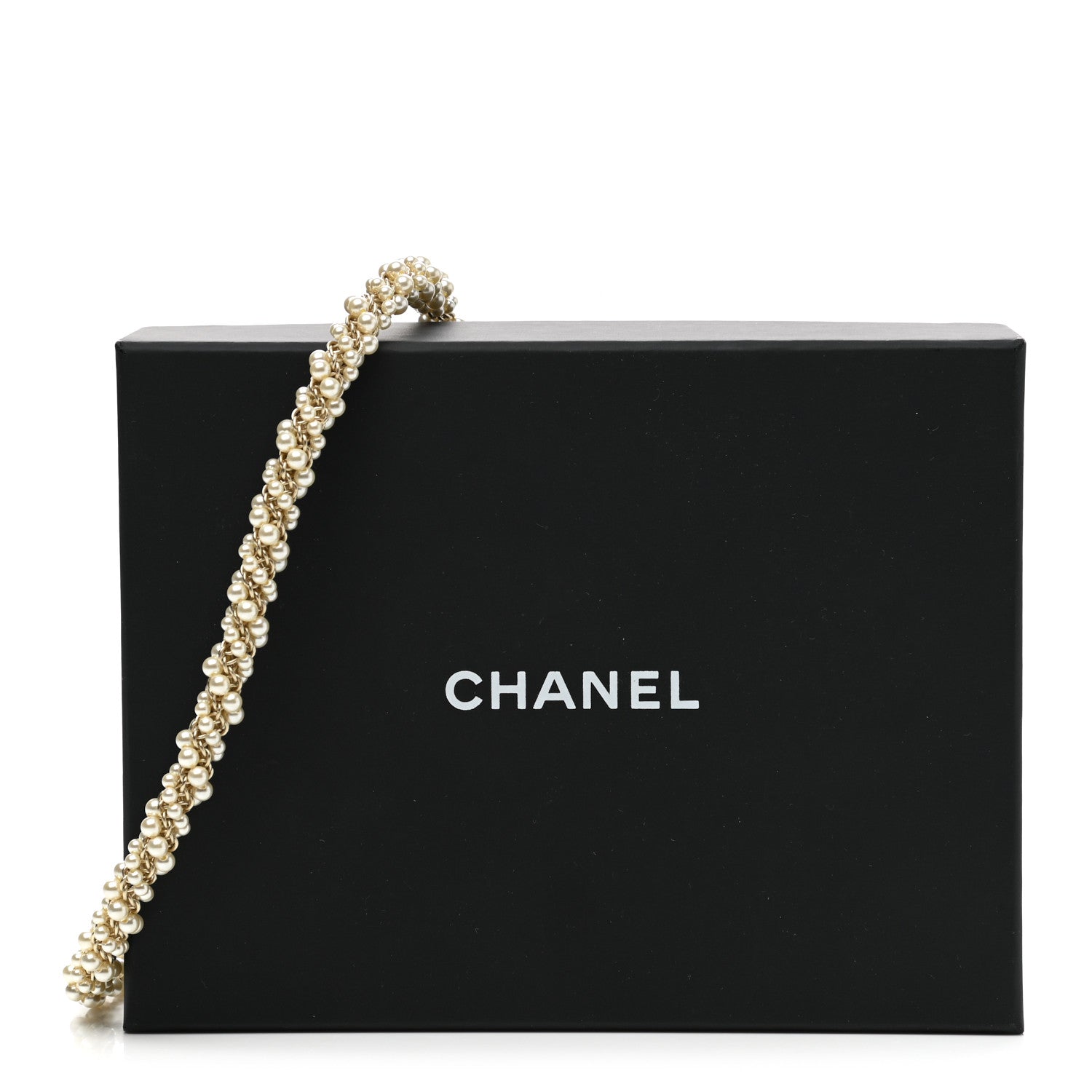 Chanel Pearl CC Trimmings Fancy Belt 80 32 Pearly White 4 of 4