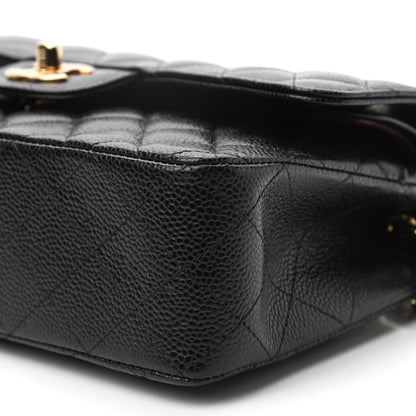 Chanel Caviar Quilted Small Double Flap Black 9 of 9